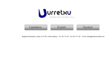 Tablet Screenshot of caldereriaurretxu.com